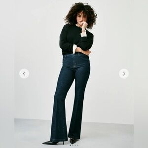 SPANX Dark Blue Flare Jeans